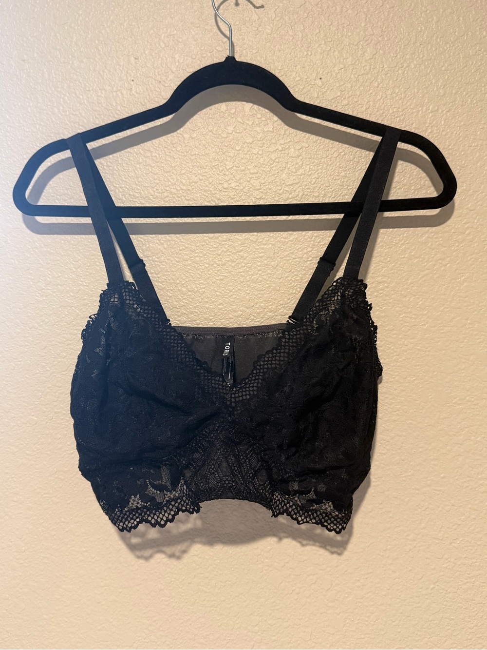 torrid Black Lace Bralette